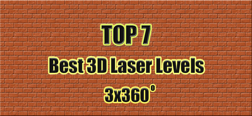 TOP 7 Best 3D Laser Level 3x360 degrees.